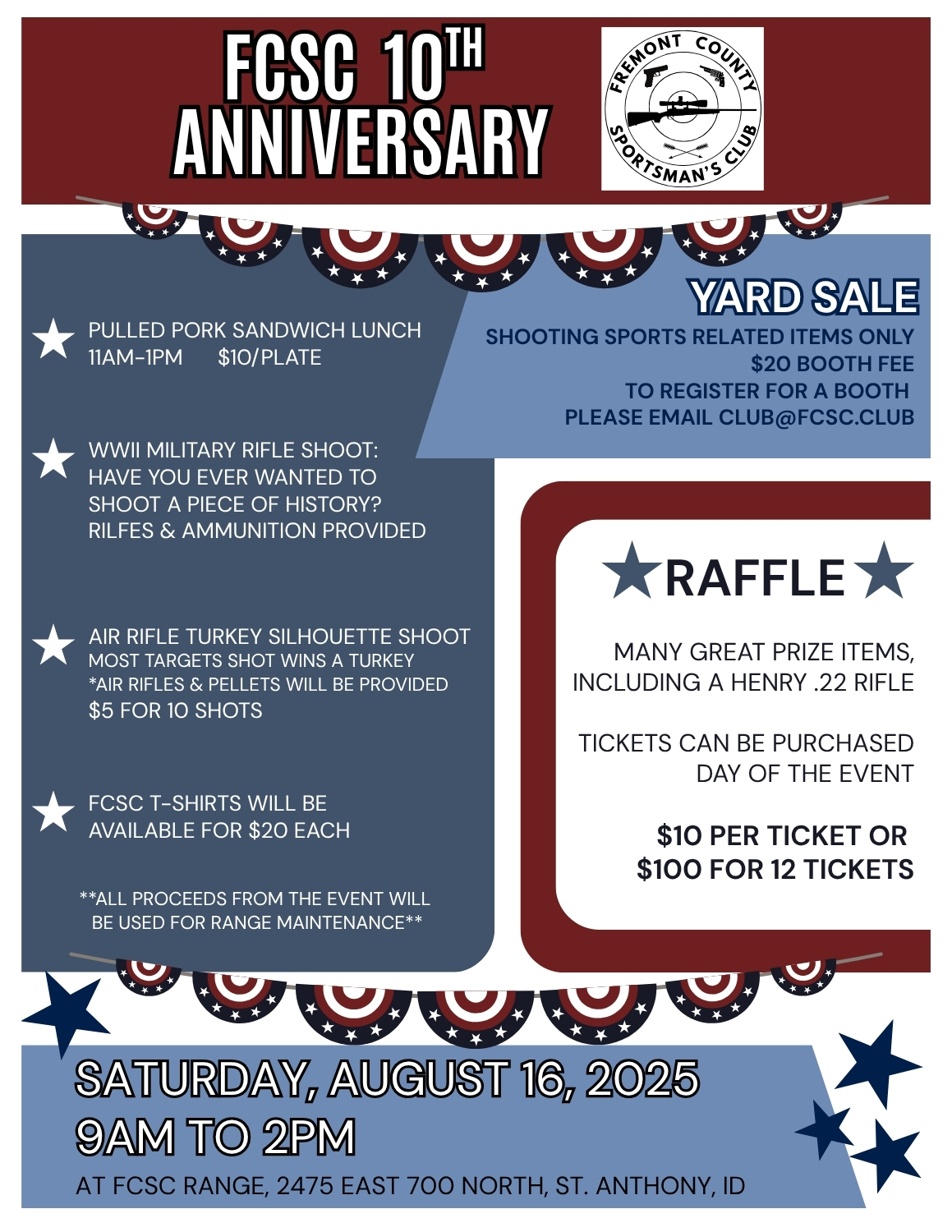 FCSC 10 Year Anniversary Event